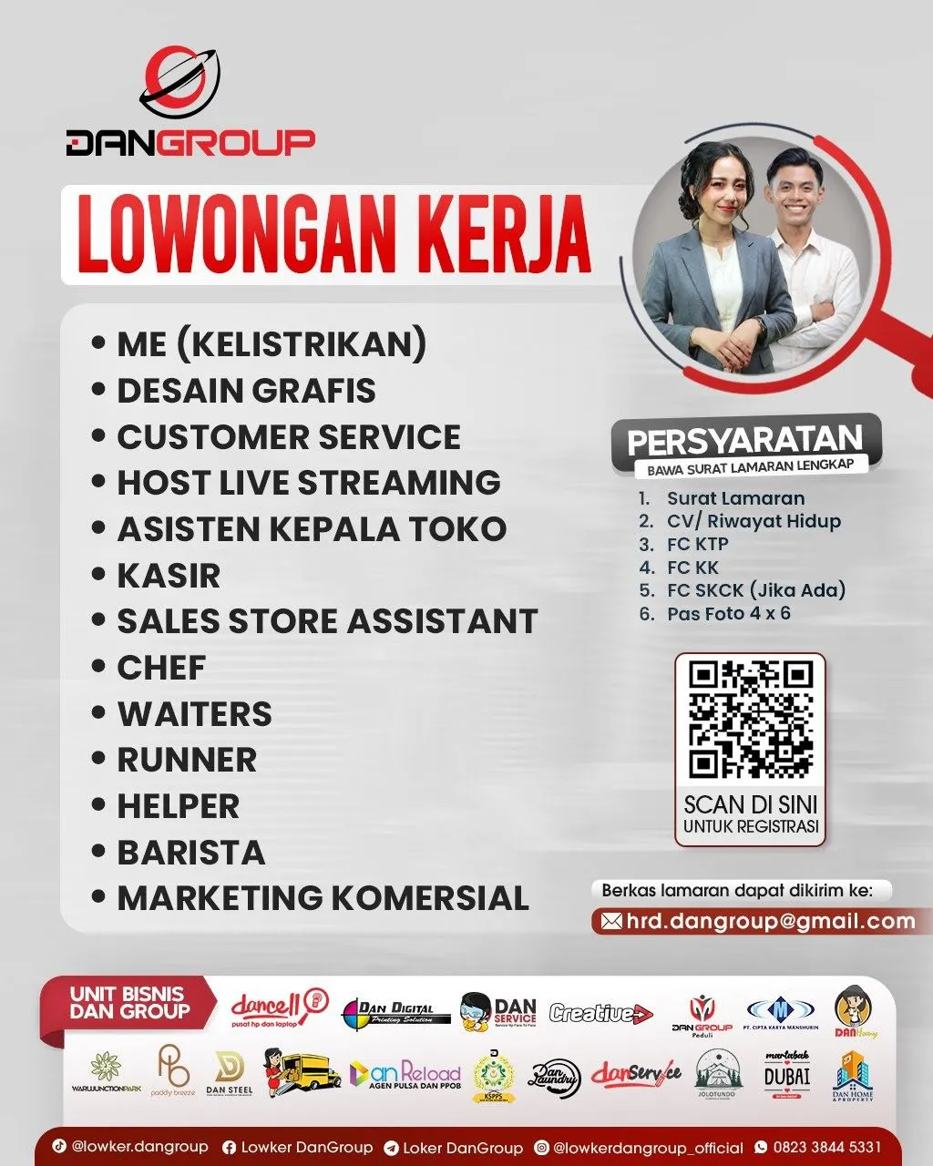 Flyer Lowongan Pekerjaan